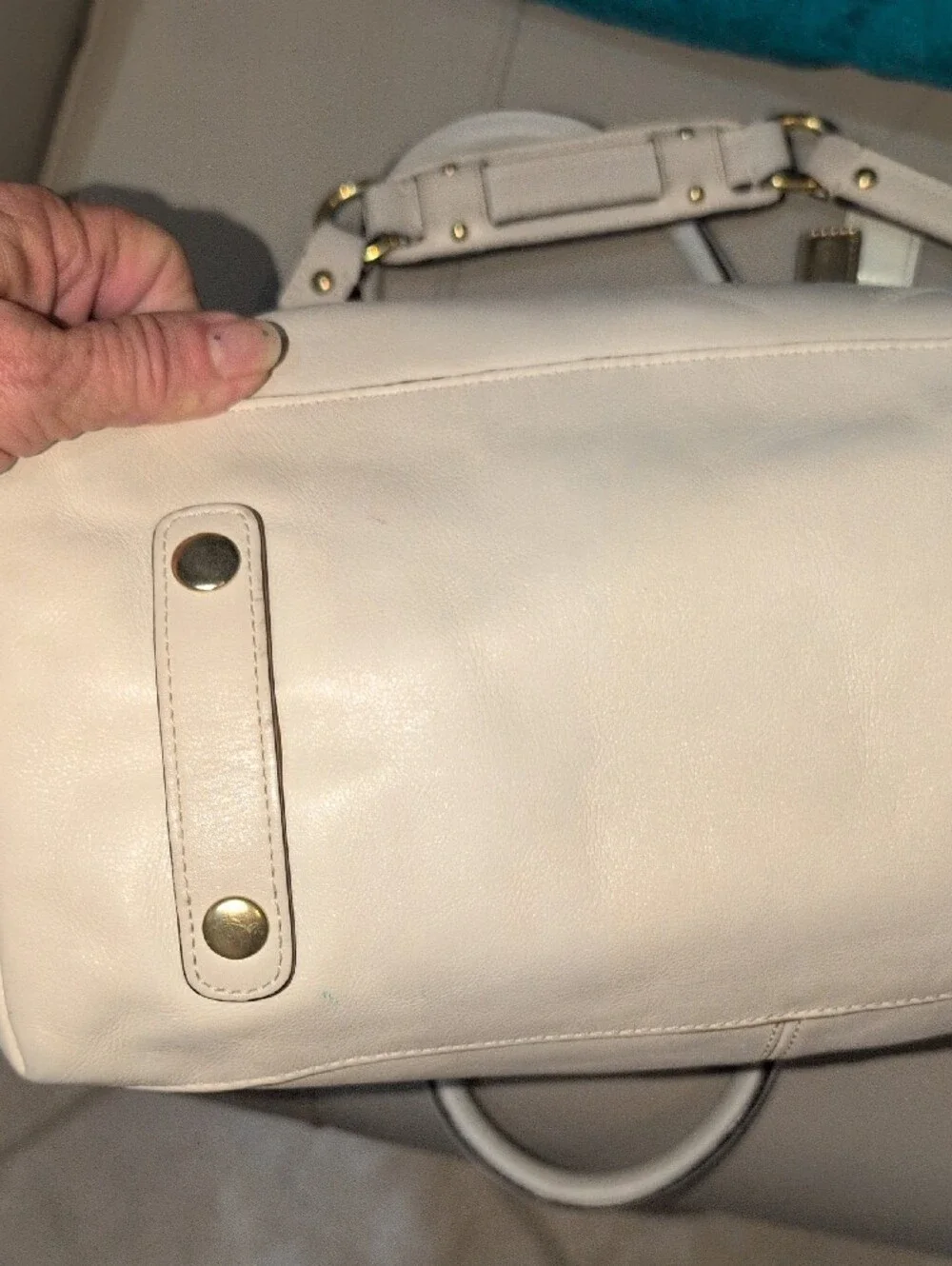 Coach Madison Sabrina Satchel Crean Leather #12937 Vintage